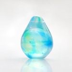 ガラスの雫の小さなオブジェ 「clearblue stream」