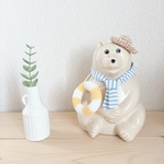 しろくま貯金箱　夏の小物3点セット