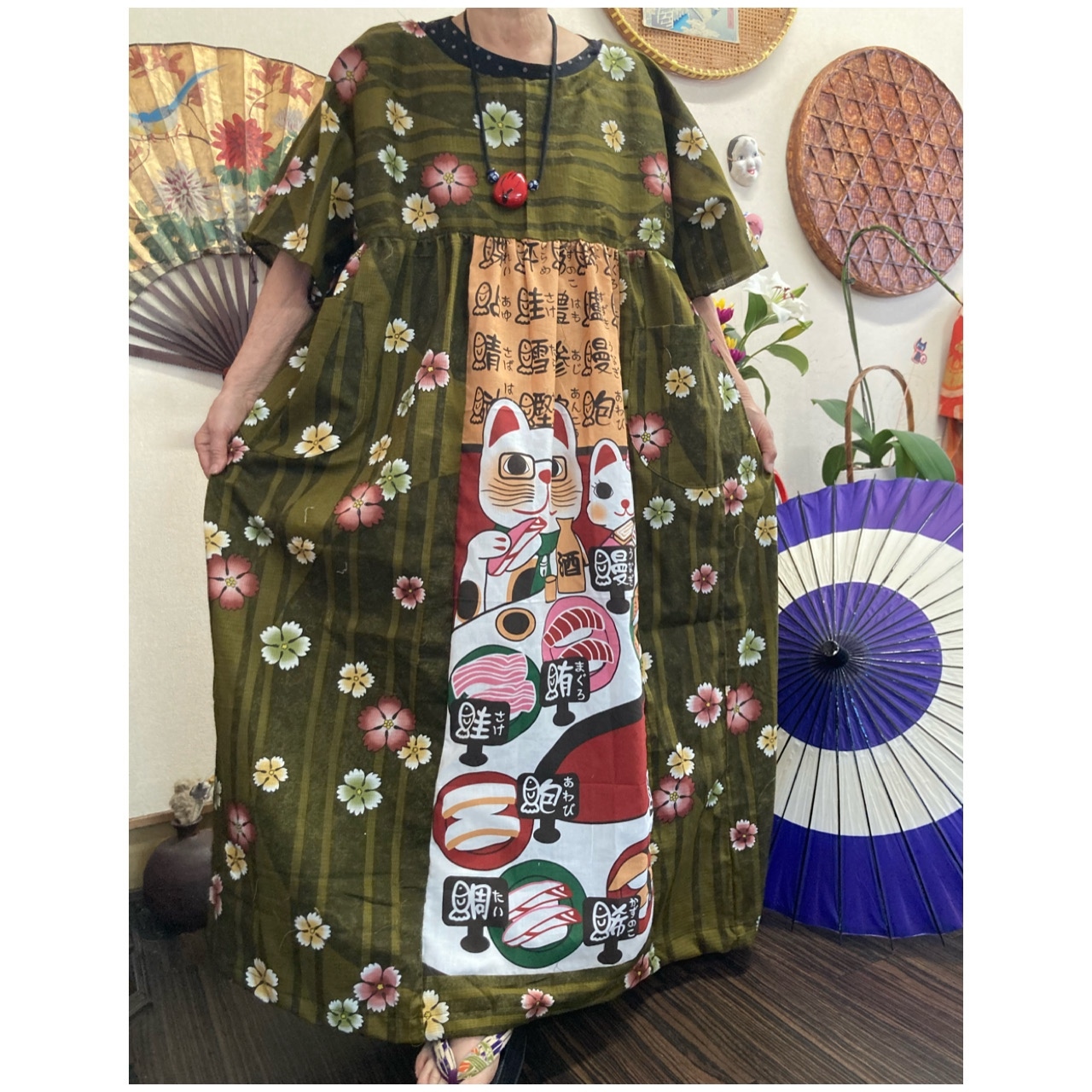 マロン 綿 反物 まとめ売り 着物 洋服 ワンピースリメイクBM-5128 楽天市場】【即日発送】M.M.O.【M〜Lの方にお勧め】綿麻 2way
