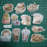 【特殊印刷】フレークシール70(ファーストフード)