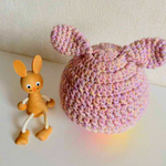受注後作成☆お好きな色で☆お耳がピョコン！うさぎの帽子♬