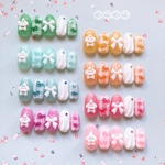 選べるネイルチップ　ホイップワンちゃんネイル　推し活ネイル　レッドネイル　ピンクネイル　イエローネイル　オレンジネイル　グリーンネイル　ブルーネイル　パープルネイル　スイーツネイル　メンカラネイル　