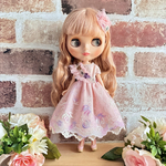 ブライス＊リカちゃん＊ドレスワンピース＆髪飾り