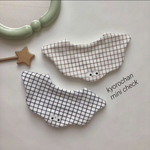 new//キョロちゃんとミニチェック ハンドメイド もくもくスタイ くろ