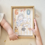 こども似顔絵×おもちゃ／成長記録／子供部屋／誕生日プレゼントに／バースデーフォト／捨てられないおもちゃ、ボロボロになったぬいぐるみも綺麗な姿でイラストで残そう♡