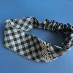 青×白チェック　カチューム