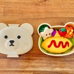 フェルトのくまちゃん弁当(茶)