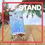 海の中の小さな世界＊レジンのスマホスタンド