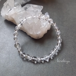 涼しげ♡華奢オール水晶(クリスタルクォーツ)◆天然石（パワーストーン）ブレスレット