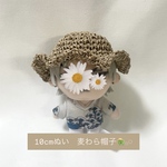 👒 10cmぬい用 麦わら帽子 👒