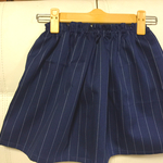 大人カワイイ♡ピンストライプのギャザースカート（ブルー）80-120