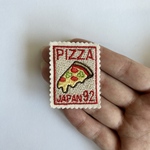 【オープン記念・送料無料】 切手風刺繍ワッペン