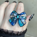 〜夢ガラス🌃大きな夜空リボン💫リング〜