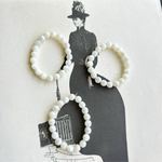 再入荷【1連20コセット】JIRI＊IVANA#czech beads#チェコビーズround5㍉　silk white