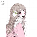 オリジナルステッカー(NO.1)人物ステッカーお得パック　大容量　ステッカー　女の子ステッカー 女の子シール コラージュ素材