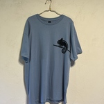 カメレオン柄　メンズ半袖Tシャツ綿100％ 