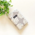 ＊再販×3＊ お薬手帳 も入る！ 診察券 & 保険証 ケース(ポップコーンワンコ・グレー)  