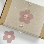 ♡お花のトレーシングペーパーシール♡ 名入れ可能