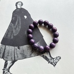 【6コセット】JIRI＊IVANA#czech beads#チェコビーズplanet🪐round12㍉　lustergrape