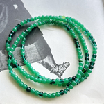 【1連60コセット】JIRI＊IVANA#czech beads#チェコビーズround5㍉　jade green special mixassort