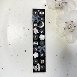 耳つぼジュエリー 20粒 ブルー リボン