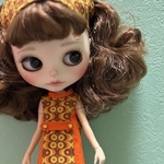 おばあちゃんの手縫いのドール服