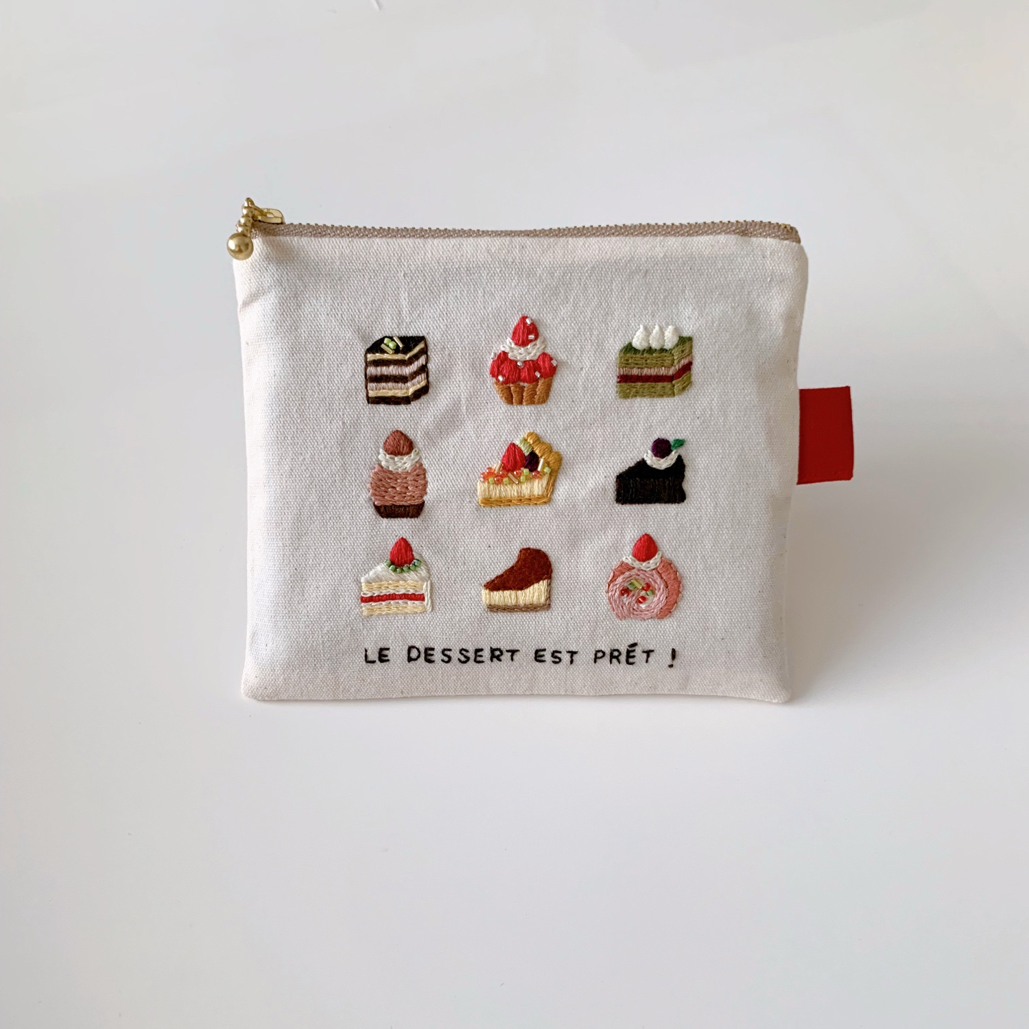 fractal bonbon♡  ウエイト枠  刺繍イニシャルポーチ♡ fractal bonbon様 専用♡ ウエイト枠 刺繍イニシャルポーチ♡