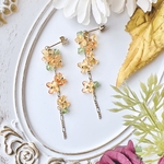 New✧︎ ガラスの 金木犀 ピアス/イヤリング