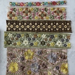 インド刺繍リボンの端切れ　④