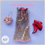 ペイズリー柄スカート   22cmドールアウトフィット 22cmドール服 