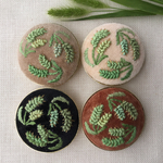 刺繍ブローチL   やっぱりネコじゃらし