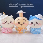 ぬい服 10cm 着せ替え ちいかわ アロハ シャツ ミニ麦わら帽子 2点セット 海 夏 数量限定 