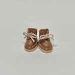 プチブライス用レースアップブーツ/茶色