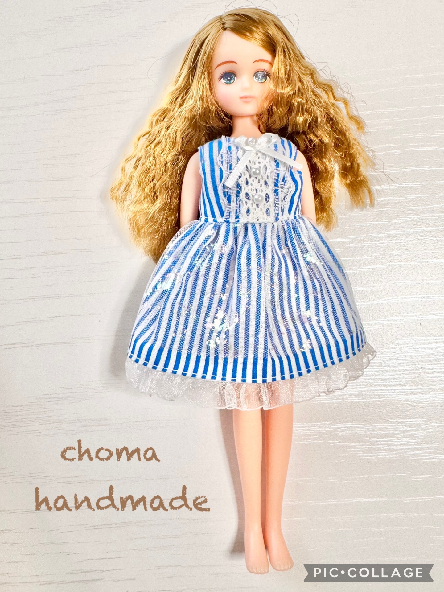 リカちゃん フェルトドレス シンデレラ風 - CHOMA | minne byGMO