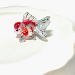 金魚ストラップ❣赤白らんちゅう