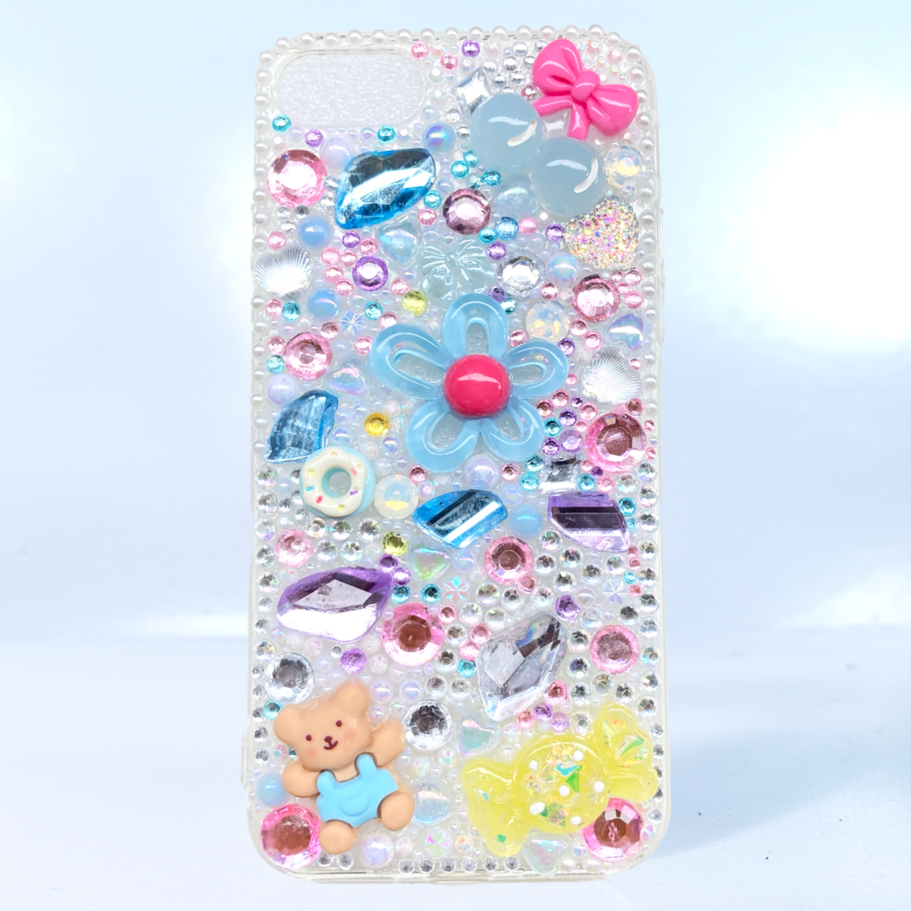 iPhoneケース キラキラ デコ電 デコケース なんでもデコ♡ デコ電スマホケースやり方 キラキラ | TikTok
