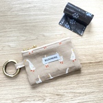 携帯ゴミ袋ポーチ ゴミ袋ケース アヒル柄