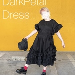 ダークペタルワンピース・ブラック