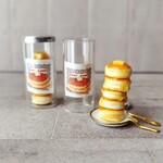 限定　ガラスボトルに入ったホットケーキタワーお皿付き