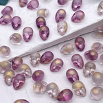 8/9 new°˖✧【brsr1645acrc】【60pcs】【8ｍｍ×5ｍｍ】染め＆吹き付け加工  もっとミニミニドロップビーズ