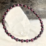 【限定品】ガーネットとブラックスピネルのプチブレス