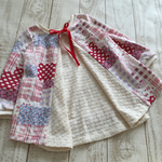 90size＊後ろフリルリボンチュニック（レッド）