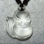 水晶狐(🦊)組紐ネックレス(K様ご予約品)