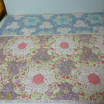 🌸（オーダー品）　お花のフリーマット（2枚１組）パッチワーク
