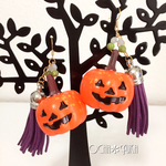 ハロウィン☆カボチャッセルピアス
