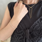 re.stock  __ gold入荷　slider necklace __  silver gold　水濡れok スライダー　ネックレス　チョーカー　シルバー　ゴールド　ステンレス　シンプル 