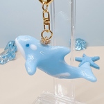 【8月限定色】シャチの立体キーホルダー