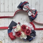 🇫🇷トリコロールチョーカー＆リボンセット🇫🇷