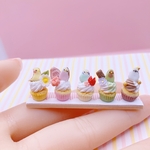 ミニチュア　鳥さんカップケーキセット　ハンドメイド