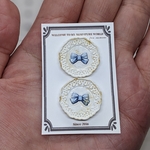 【感謝sale!!現品1点】ミニチュアフード　リボンのお皿セット♪  